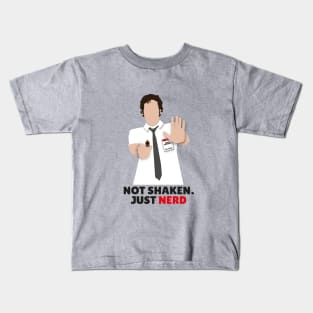 Not shaken. Just nerd. Kids T-Shirt